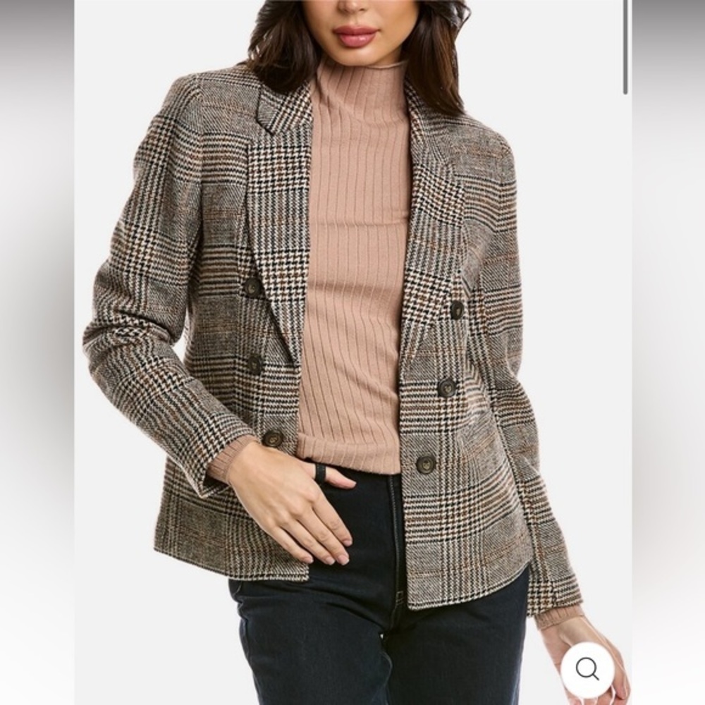 Plaid Blazer Plaid Blazer